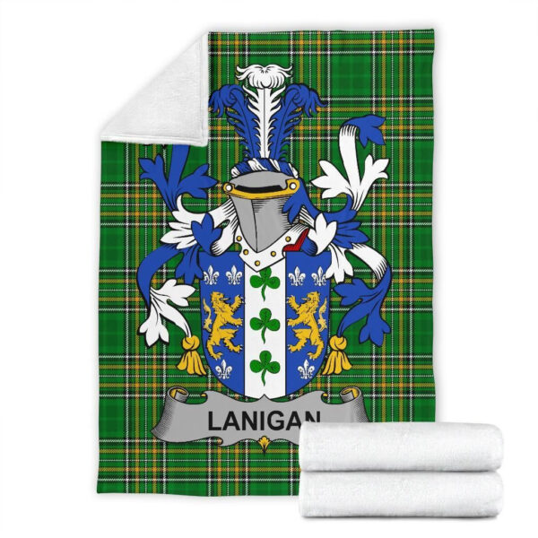 Ireland Premium Blanket - Lanigan or O'Lenigan Ireland Blanket Irish National Tartan - Image 7