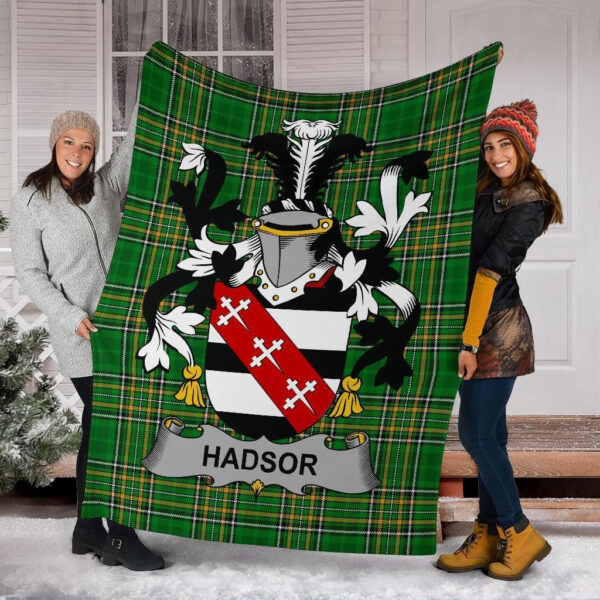 Ireland Premium Blanket - Hadsor Ireland Blanket Irish National Tartan - Image 6