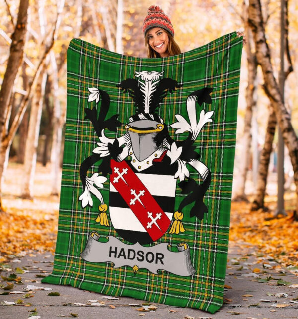 Ireland Premium Blanket - Hadsor Ireland Blanket Irish National Tartan - Image 4