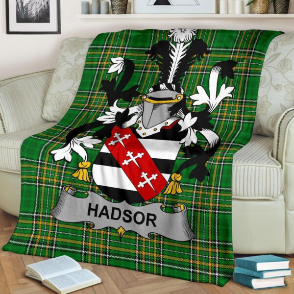 Ireland Premium Blanket - Hadsor Ireland Blanket Irish National Tartan - Image 2