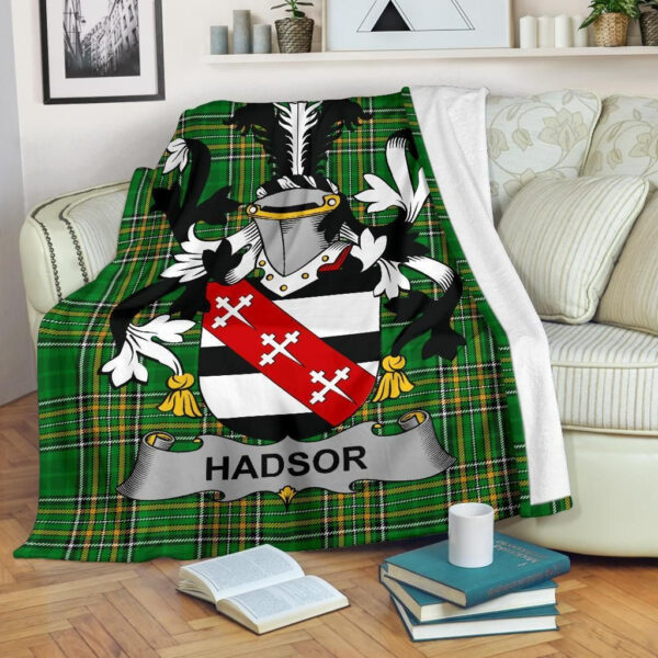 Ireland Premium Blanket - Hadsor Ireland Blanket Irish National Tartan