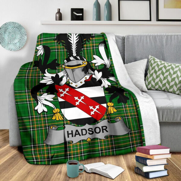 Ireland Premium Blanket - Hadsor Ireland Blanket Irish National Tartan - Image 3