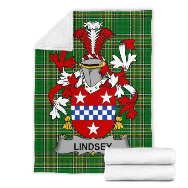 Ireland Premium Blanket - Lindsey Ireland Blanket Irish National Tartan - Image 7