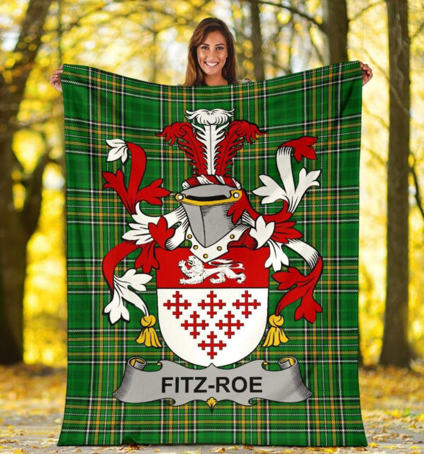 Ireland Premium Blanket - Fitz-Roe Ireland Blanket Irish National Tartan - Image 5