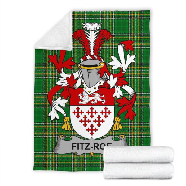 Ireland Premium Blanket - Fitz-Roe Ireland Blanket Irish National Tartan - Image 7