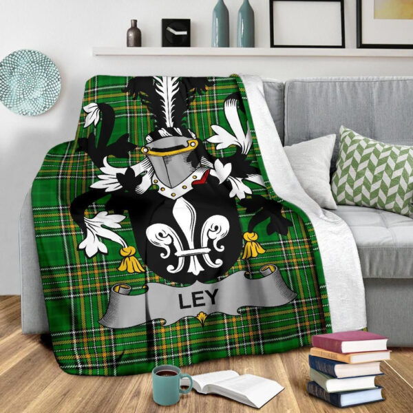 Ireland Premium Blanket - Ley Ireland Blanket Irish National Tartan - Image 3