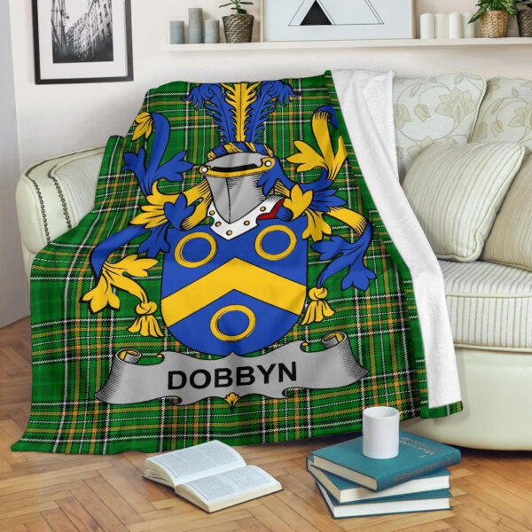 Ireland Premium Blanket - Dobbyn Ireland Blanket Irish National Tartan