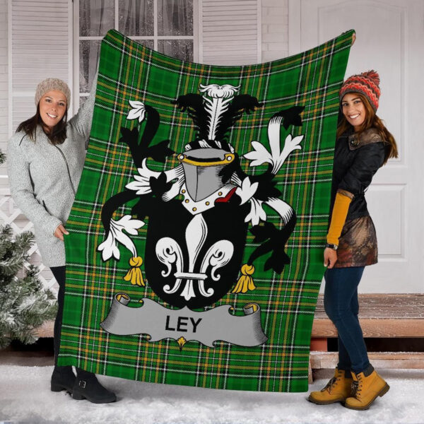 Ireland Premium Blanket - Ley Ireland Blanket Irish National Tartan - Image 6