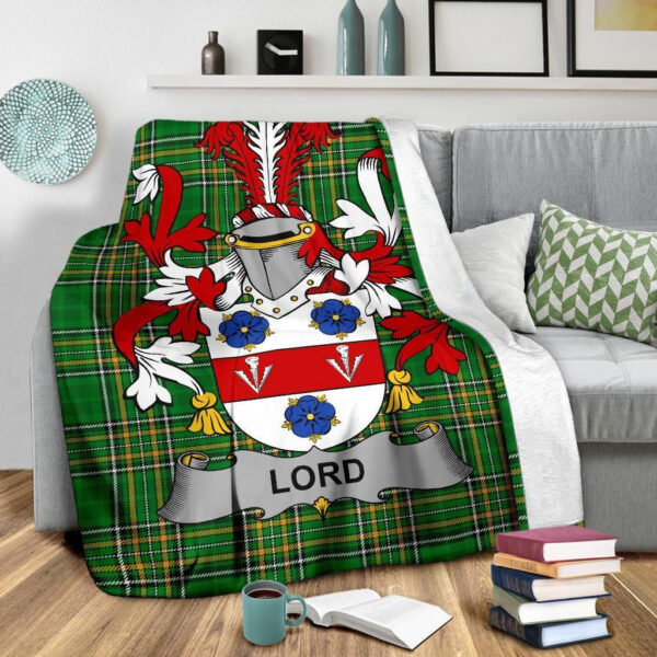 Ireland Premium Blanket - Lord Ireland Blanket Irish National Tartan - Image 3