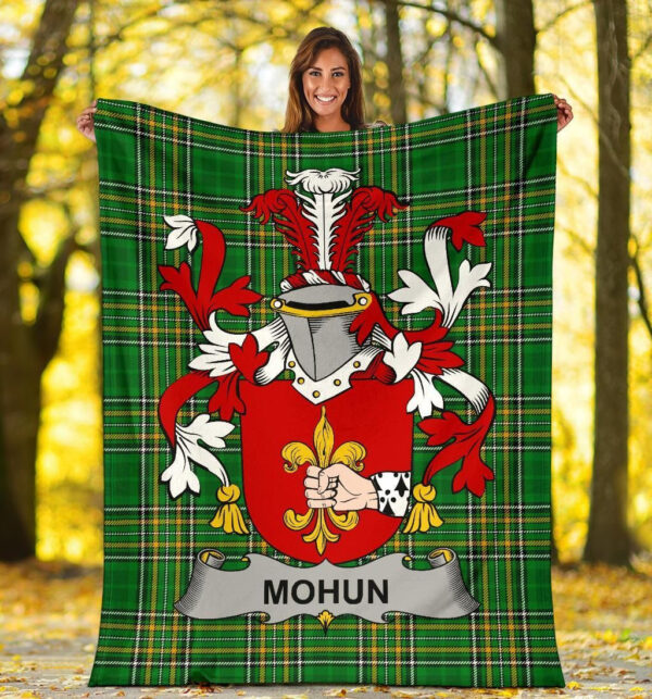 Ireland Premium Blanket - Mohun or Mohan Ireland Blanket Irish National Tartan - Image 5