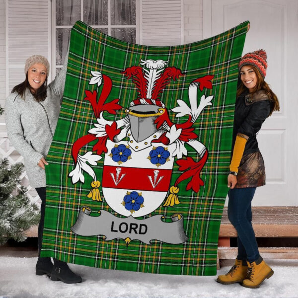 Ireland Premium Blanket - Lord Ireland Blanket Irish National Tartan - Image 6