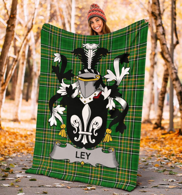 Ireland Premium Blanket - Ley Ireland Blanket Irish National Tartan - Image 4