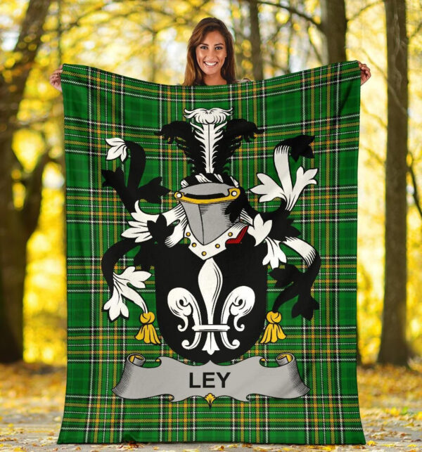 Ireland Premium Blanket - Ley Ireland Blanket Irish National Tartan - Image 5