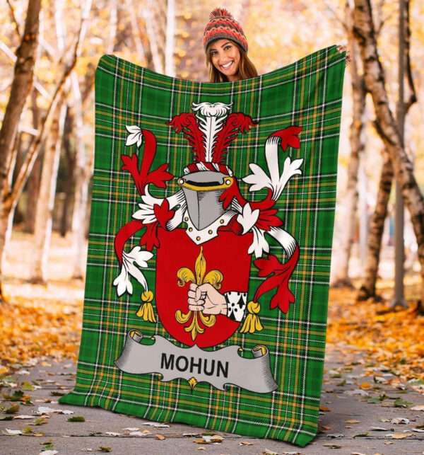 Ireland Premium Blanket - Mohun or Mohan Ireland Blanket Irish National Tartan - Image 4