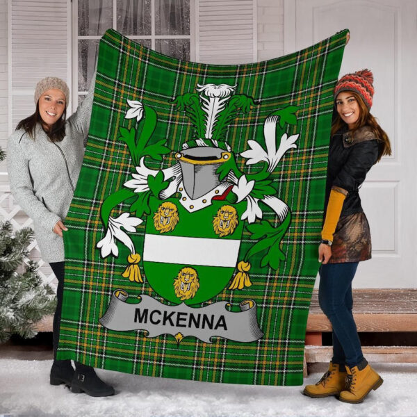 Ireland Premium Blanket - McKenna or Kennagh Ireland Blanket Irish National Tartan - Image 6