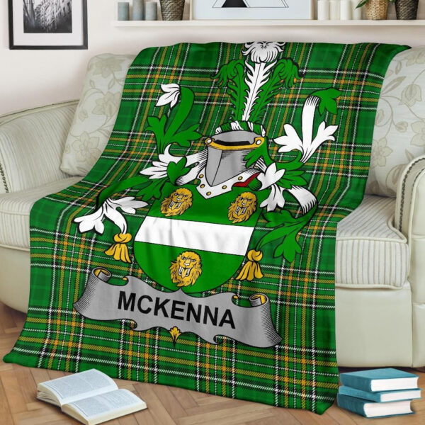 Ireland Premium Blanket - McKenna or Kennagh Ireland Blanket Irish National Tartan - Image 2