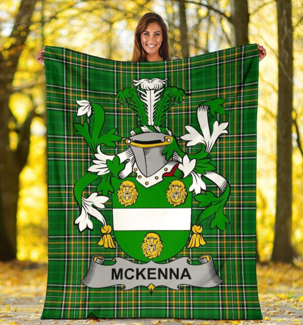 Ireland Premium Blanket - McKenna or Kennagh Ireland Blanket Irish National Tartan - Image 5