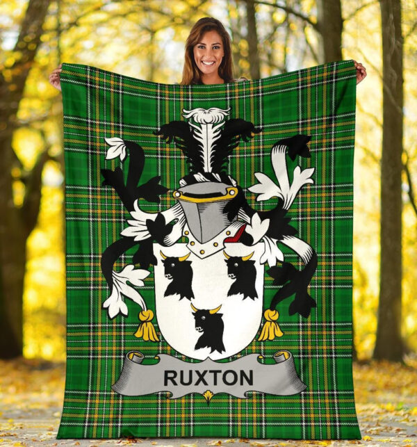 Ireland Premium Blanket - Ruxton Ireland Blanket Irish National Tartan - Image 5