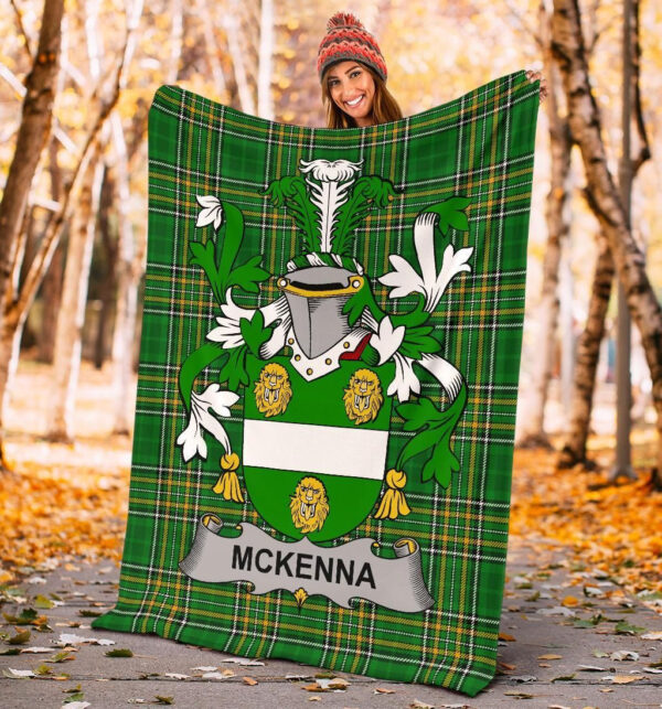 Ireland Premium Blanket - McKenna or Kennagh Ireland Blanket Irish National Tartan - Image 4