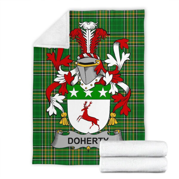 Ireland Premium Blanket - Doherty or O'Doherty Ireland Blanket Irish National Tartan - Image 7