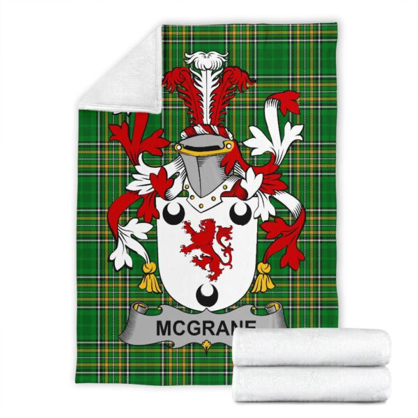 Ireland Premium Blanket - McGrane or McGrann Ireland Blanket Irish National Tartan - Image 7