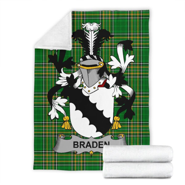 Ireland Premium Blanket - Braden or O'Braden Ireland Blanket Irish National Tartan - Image 7