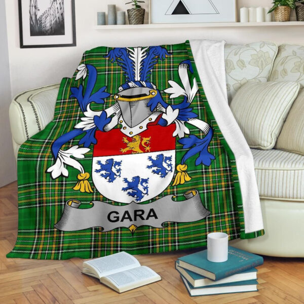 Ireland Premium Blanket - Gara or O'Gara Ireland Blanket Irish National Tartan