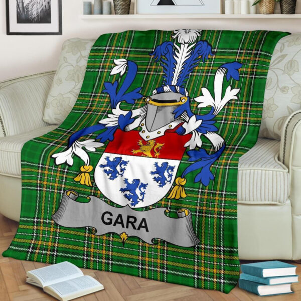 Ireland Premium Blanket - Gara or O'Gara Ireland Blanket Irish National Tartan - Image 2