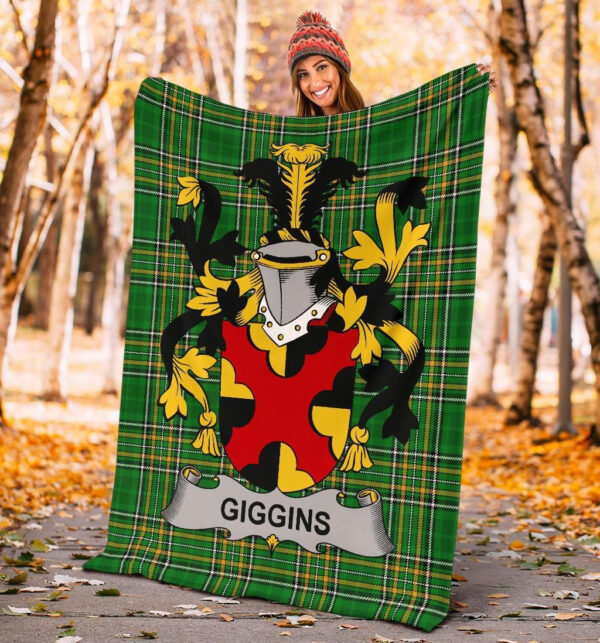 Ireland Premium Blanket - Giggins Ireland Blanket Irish National Tartan - Image 4