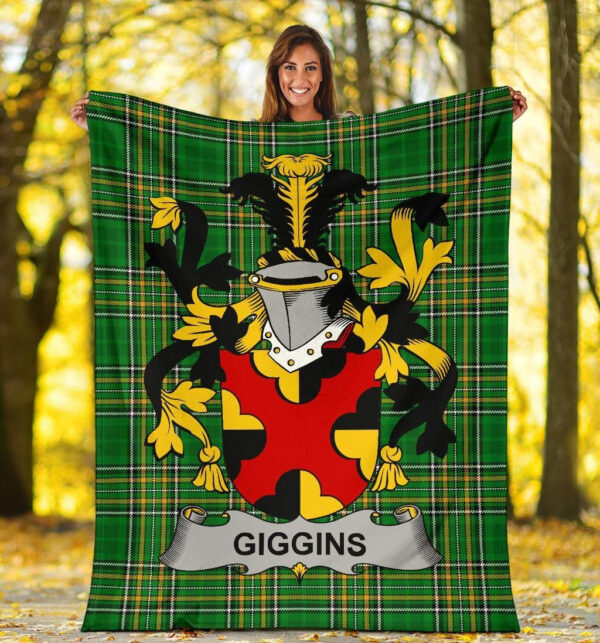 Ireland Premium Blanket - Giggins Ireland Blanket Irish National Tartan - Image 5