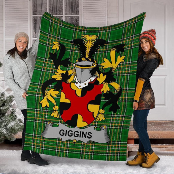 Ireland Premium Blanket - Giggins Ireland Blanket Irish National Tartan - Image 6