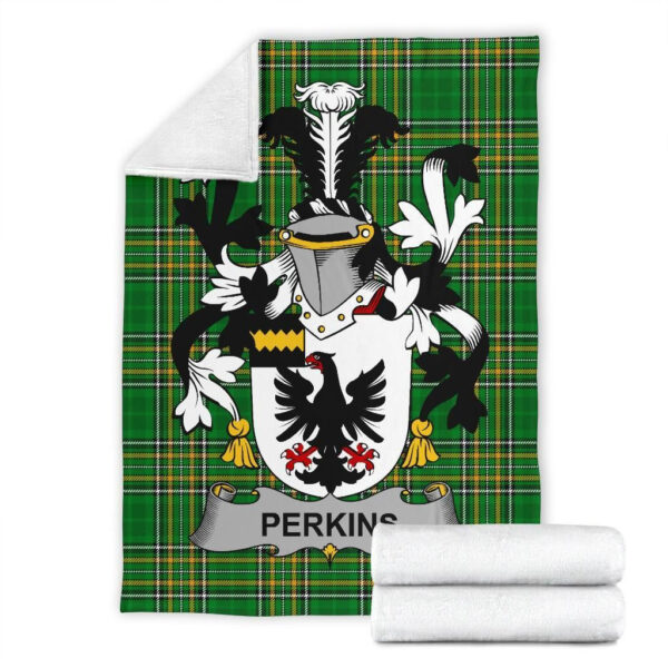 Ireland Premium Blanket - Perkins Ireland Blanket Irish National Tartan - Image 5