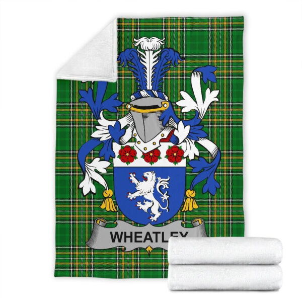 Ireland Premium Blanket - Wheatley Ireland Blanket Irish National Tartan - Image 6