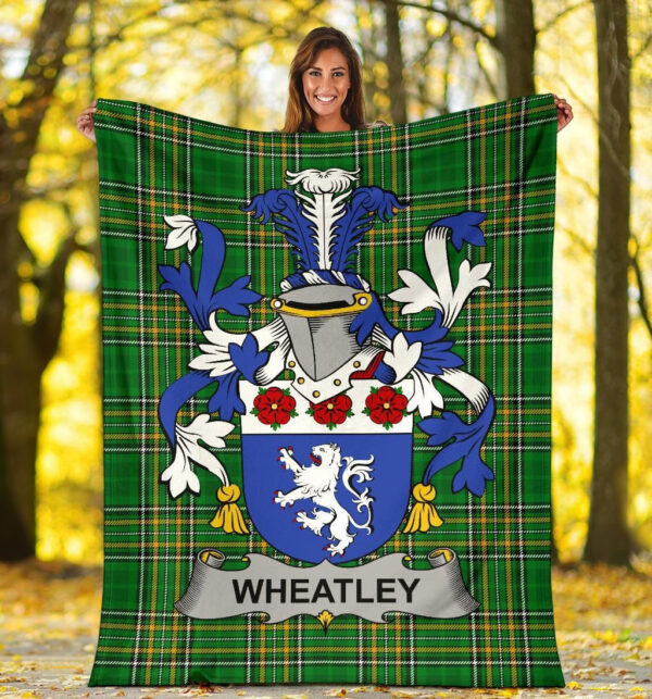 Ireland Premium Blanket - Wheatley Ireland Blanket Irish National Tartan - Image 5