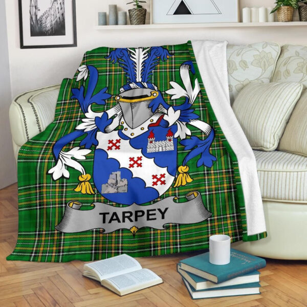 Ireland Premium Blanket - Tarpey Ireland Blanket Irish National Tartan