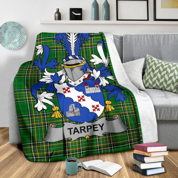 Ireland Premium Blanket - Tarpey Ireland Blanket Irish National Tartan - Image 3