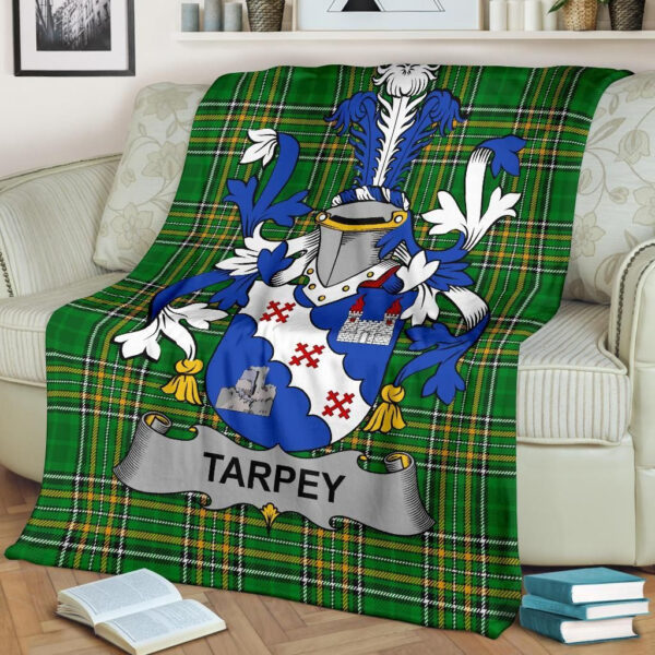 Ireland Premium Blanket - Tarpey Ireland Blanket Irish National Tartan - Image 2