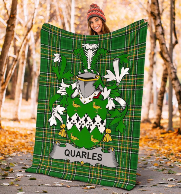 Ireland Premium Blanket - Quarles Ireland Blanket Irish National Tartan - Image 4