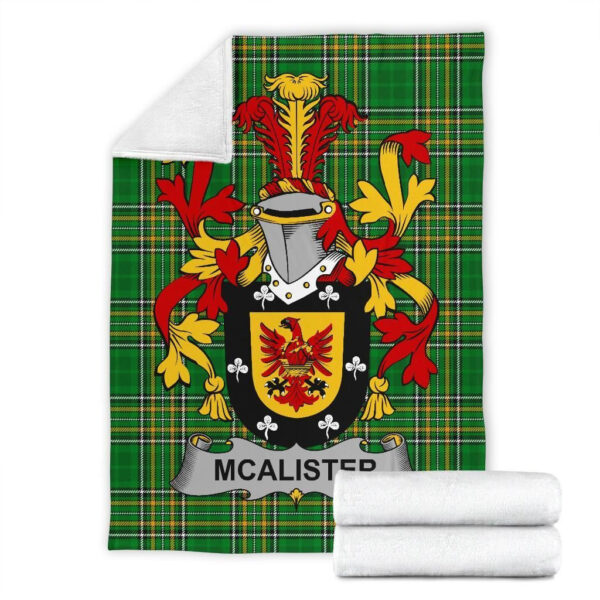 Ireland Premium Blanket - Alister or McAlister Ireland Blanket Irish National Tartan - Image 7