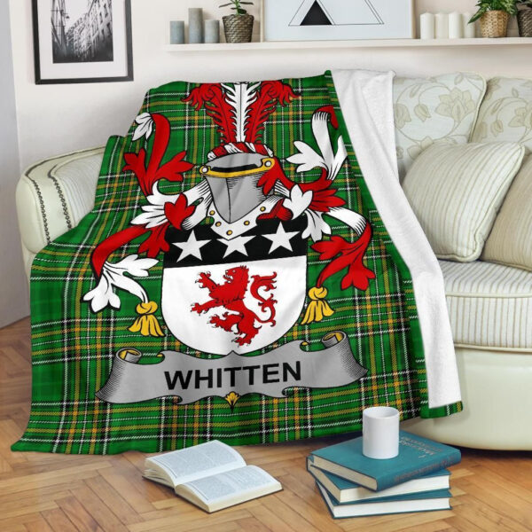 Ireland Premium Blanket - Whitten Ireland Blanket Irish National Tartan