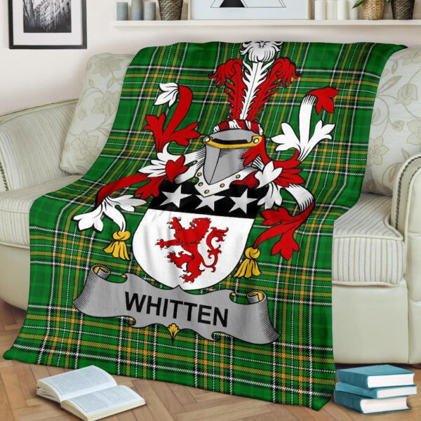 Ireland Premium Blanket - Whitten Ireland Blanket Irish National Tartan - Image 2