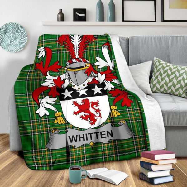 Ireland Premium Blanket - Whitten Ireland Blanket Irish National Tartan - Image 3