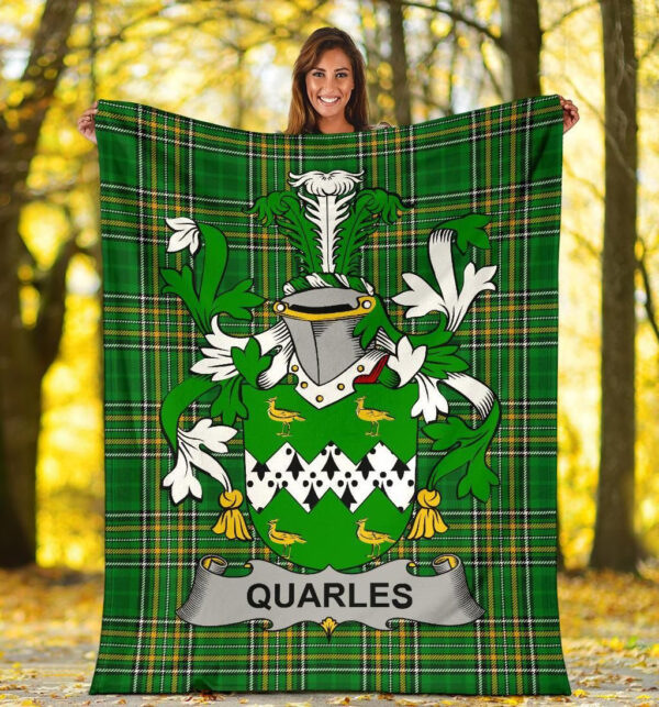 Ireland Premium Blanket - Quarles Ireland Blanket Irish National Tartan - Image 5