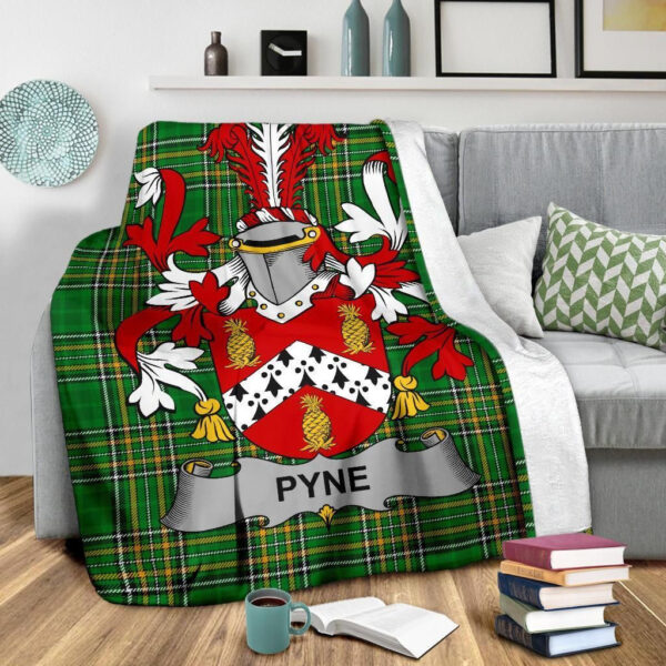 Ireland Premium Blanket - Pyne Ireland Blanket Irish National Tartan - Image 3