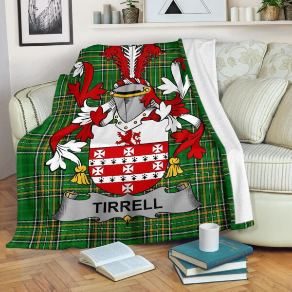 Ireland Premium Blanket - Tirrell Ireland Blanket Irish National Tartan