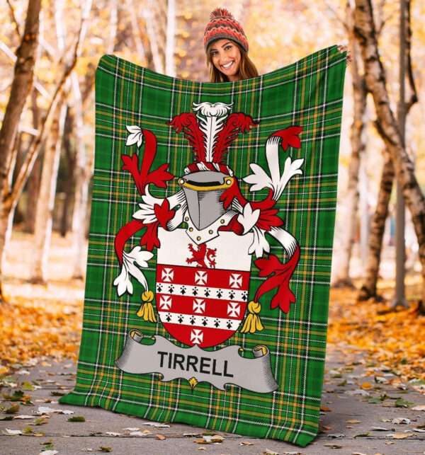 Ireland Premium Blanket - Tirrell Ireland Blanket Irish National Tartan - Image 4