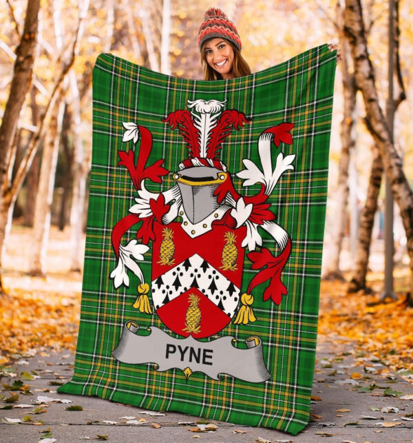 Ireland Premium Blanket - Pyne Ireland Blanket Irish National Tartan - Image 4