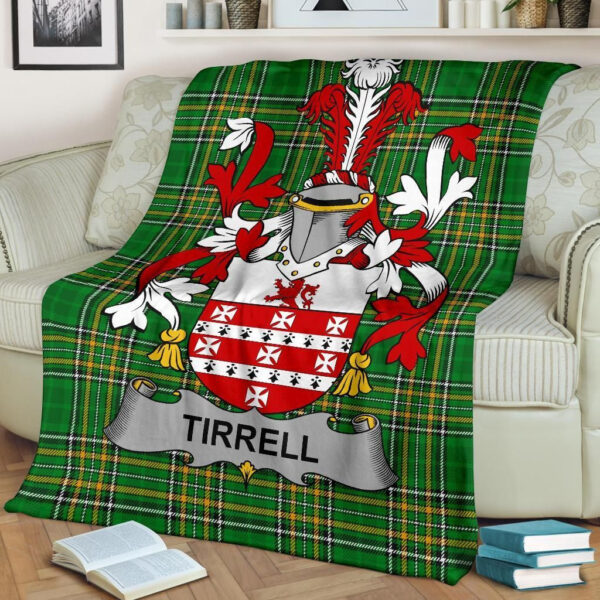 Ireland Premium Blanket - Tirrell Ireland Blanket Irish National Tartan - Image 2