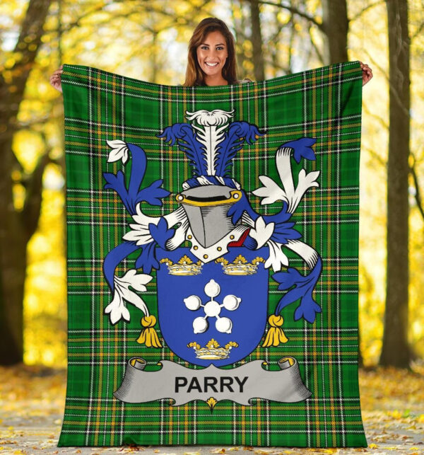 Ireland Premium Blanket - Parry Ireland Blanket Irish National Tartan - Image 5