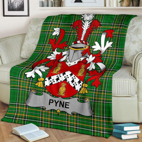 Ireland Premium Blanket - Pyne Ireland Blanket Irish National Tartan - Image 2